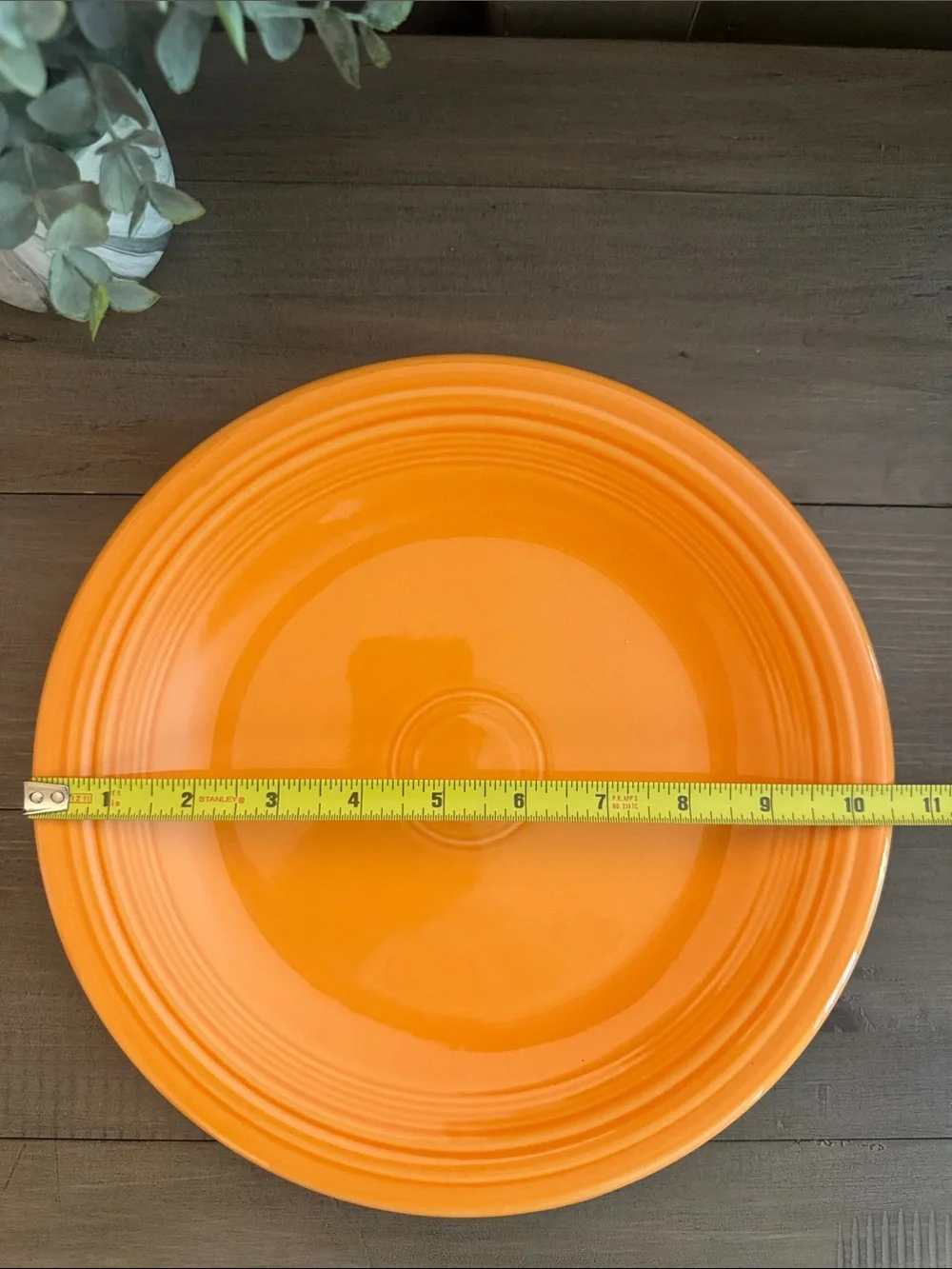 Fiesta Tangerine 10 1/2 Dinner Plate (2003-2017)